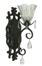 Framburg 2961 MBLACK - 1-Light Matte Black Liebestraum Sconce