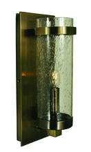 Framburg 4431 AB/C - 1-Light Antique Brass/Clear Glass Hammersmith Sconce
