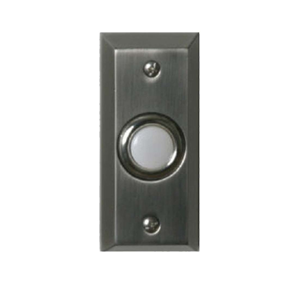 Lighted Round Doorbell Button - PW