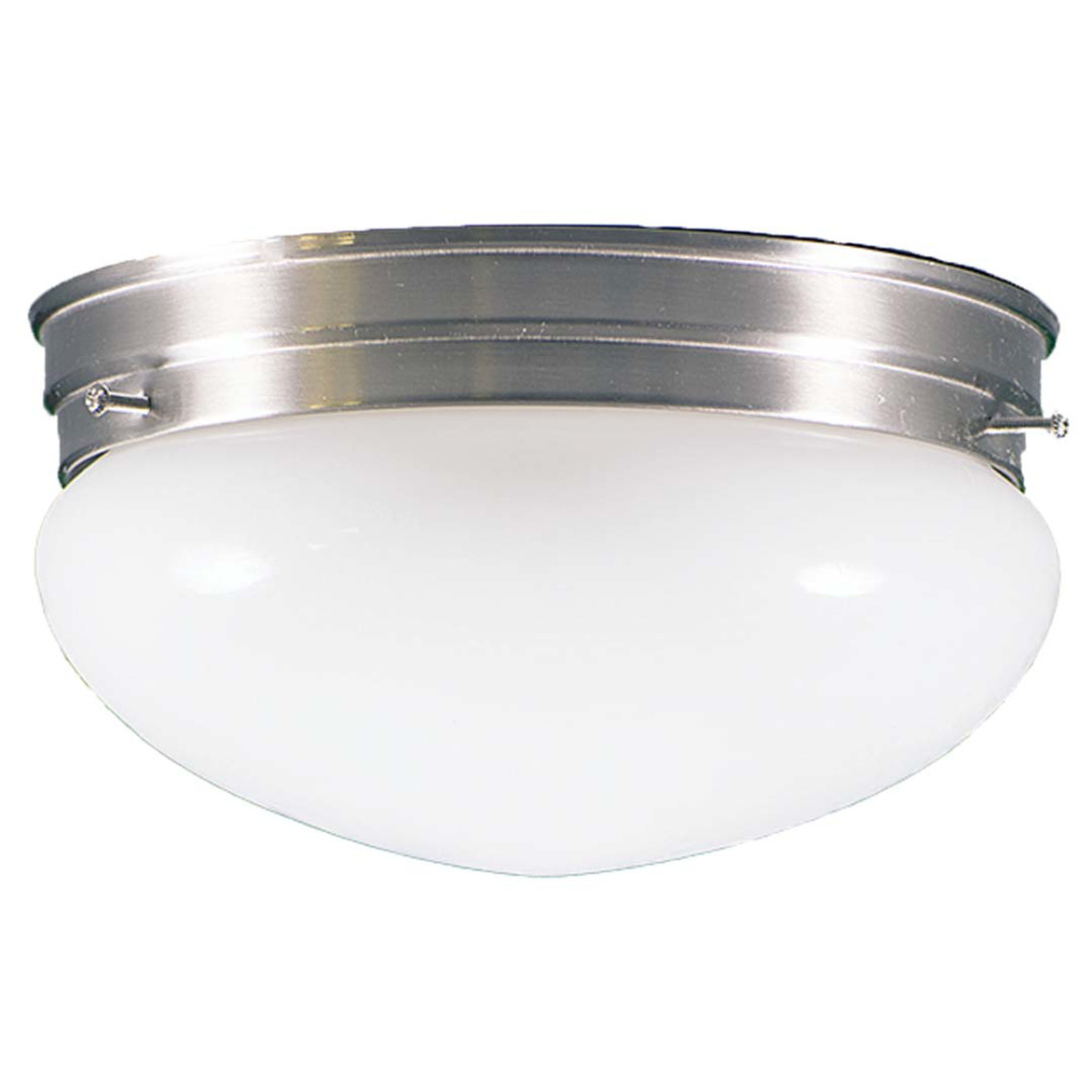 1-Light White Glass Mushroom - NK