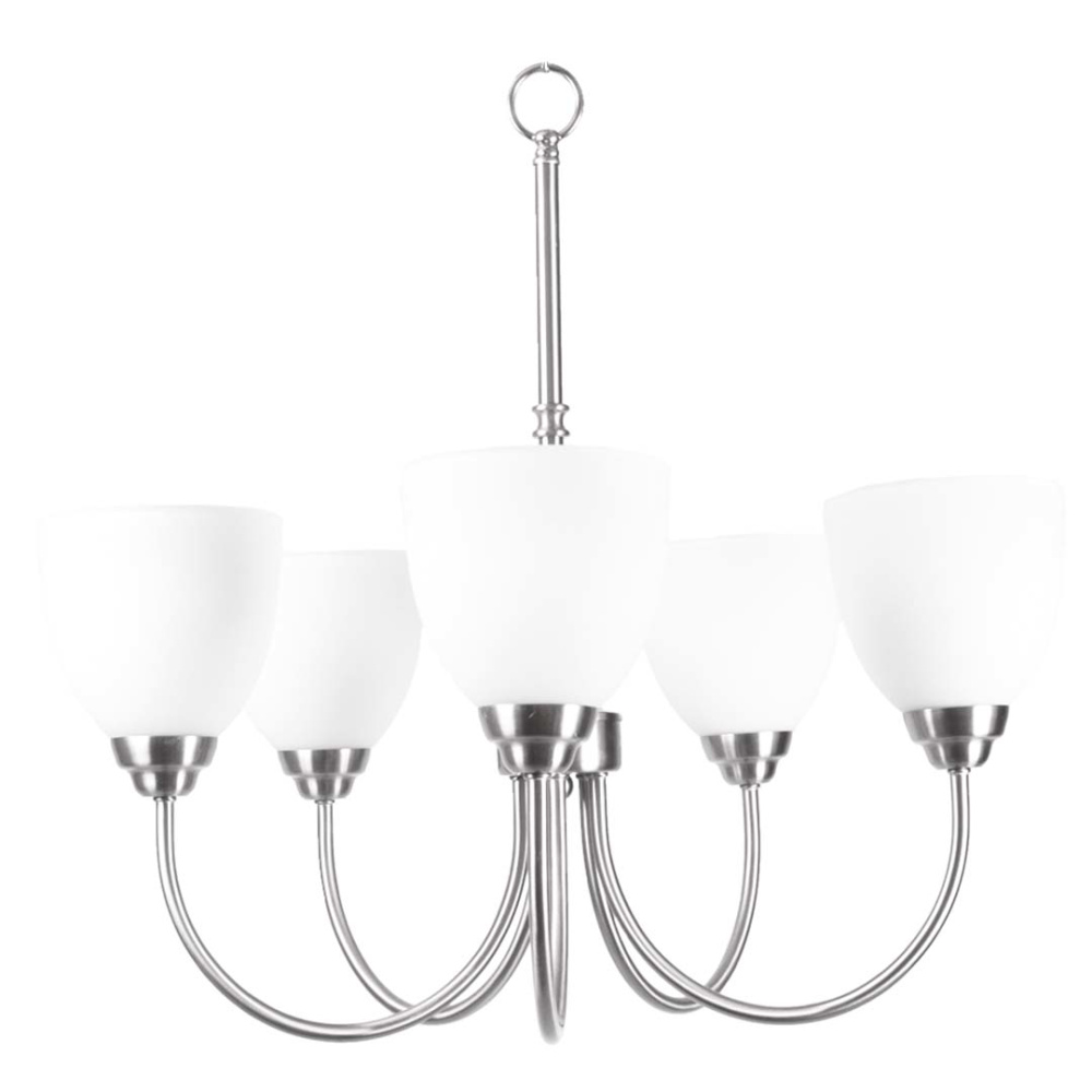 Laredo 5-Light Chandelier - NK White Glass