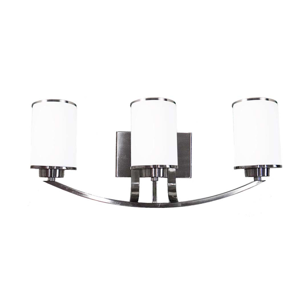 Lexington 3-Light White Glass Vanity - NK