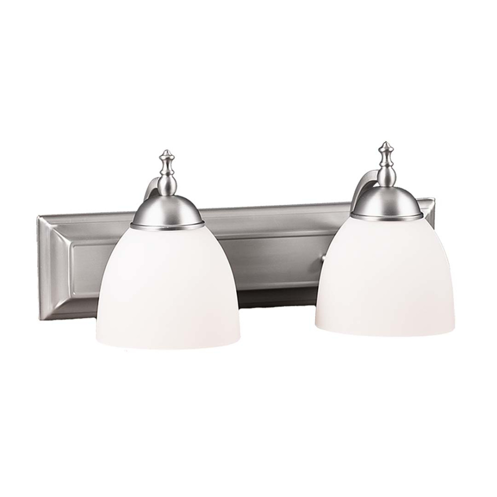 Dallas 2-Light White Vanity - NK