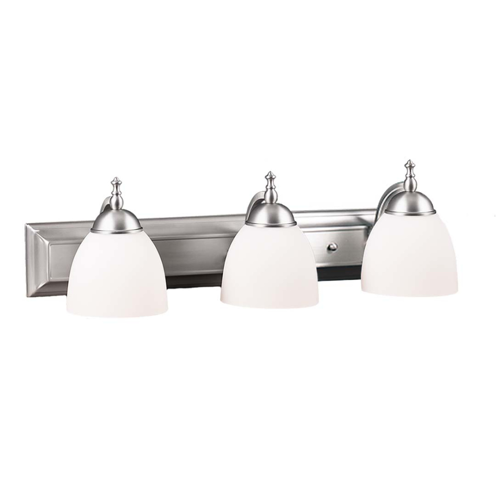 Dallas 3-Light White Vanity - NK