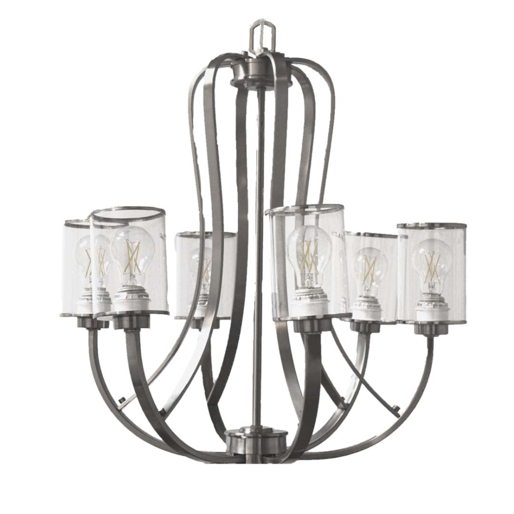 Lexington 6-Light Clear Glass Chandelier - NK