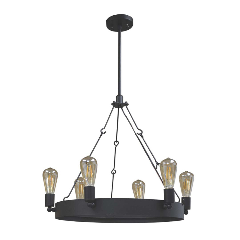 Justin 6-Light Ring Chandelier - MB