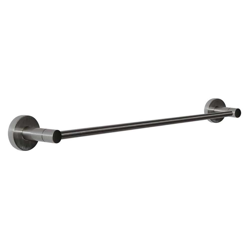 Modern Round 24" Towel Bar - Satin Nickel