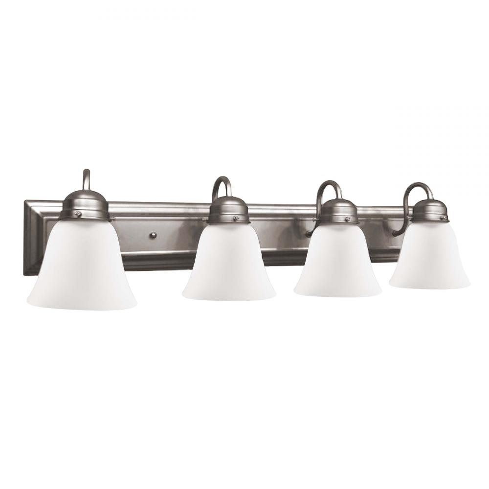 Zora 4-Light 30" Square Back Vanity - NK