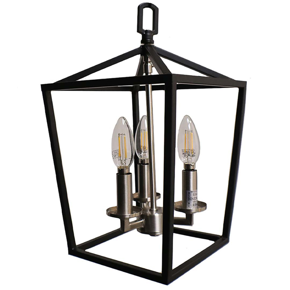 3-Light Open Cage Entry - MB/NK
