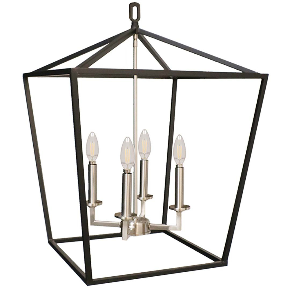 4-Light Open Cage Entry - MB/NK