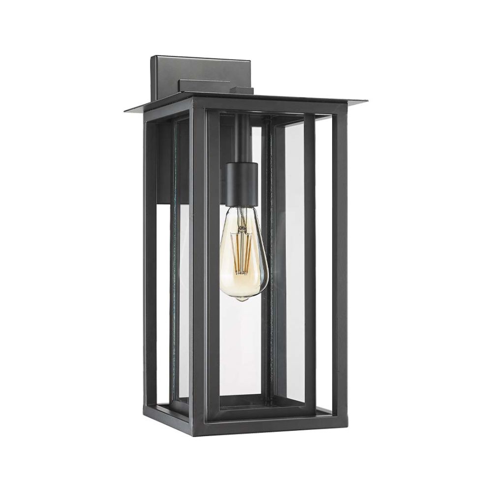 Labo Small Coach Light - Matte Black - Clear Glass