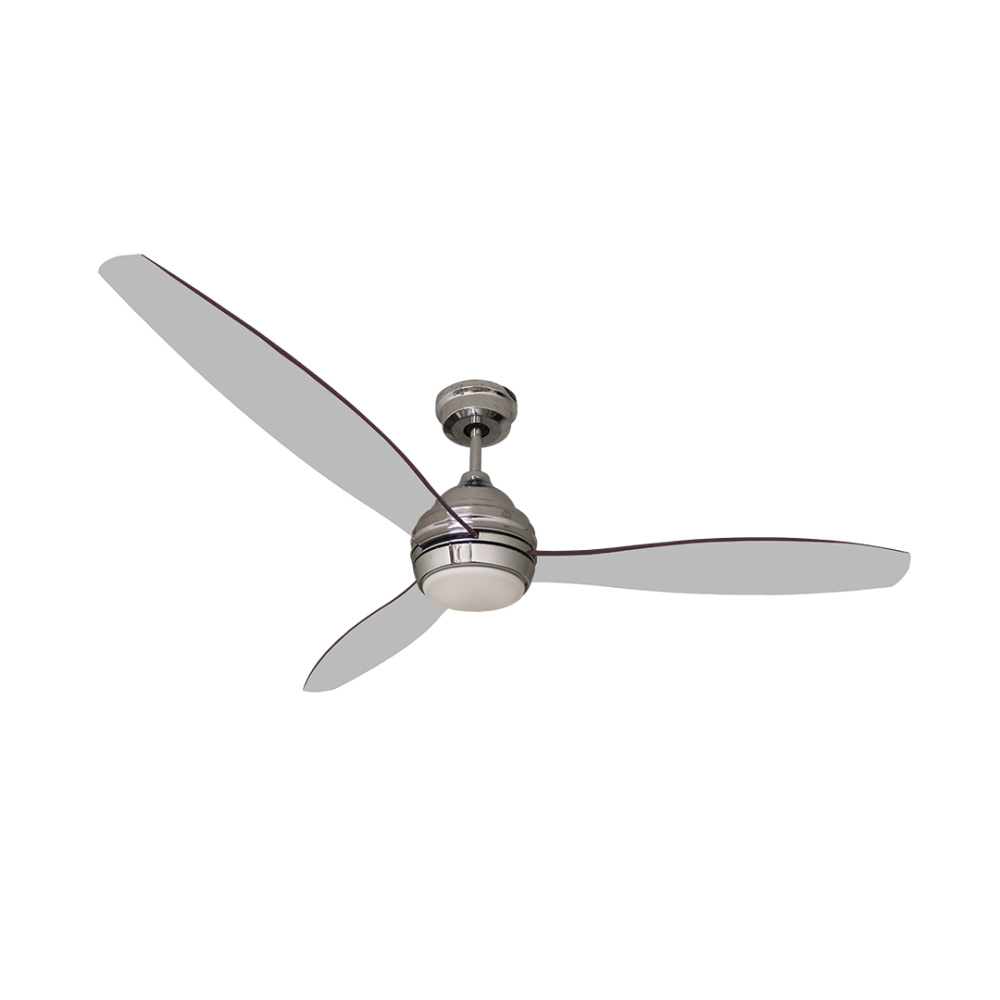 3-Blade 60" CH Fan Clear Blades 18W LED 3K