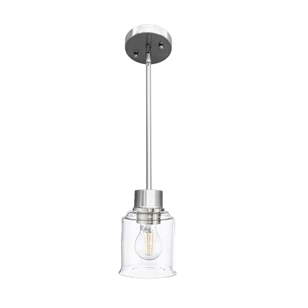 Acheron 1-Light Clear Glass Mini Pendant - NK