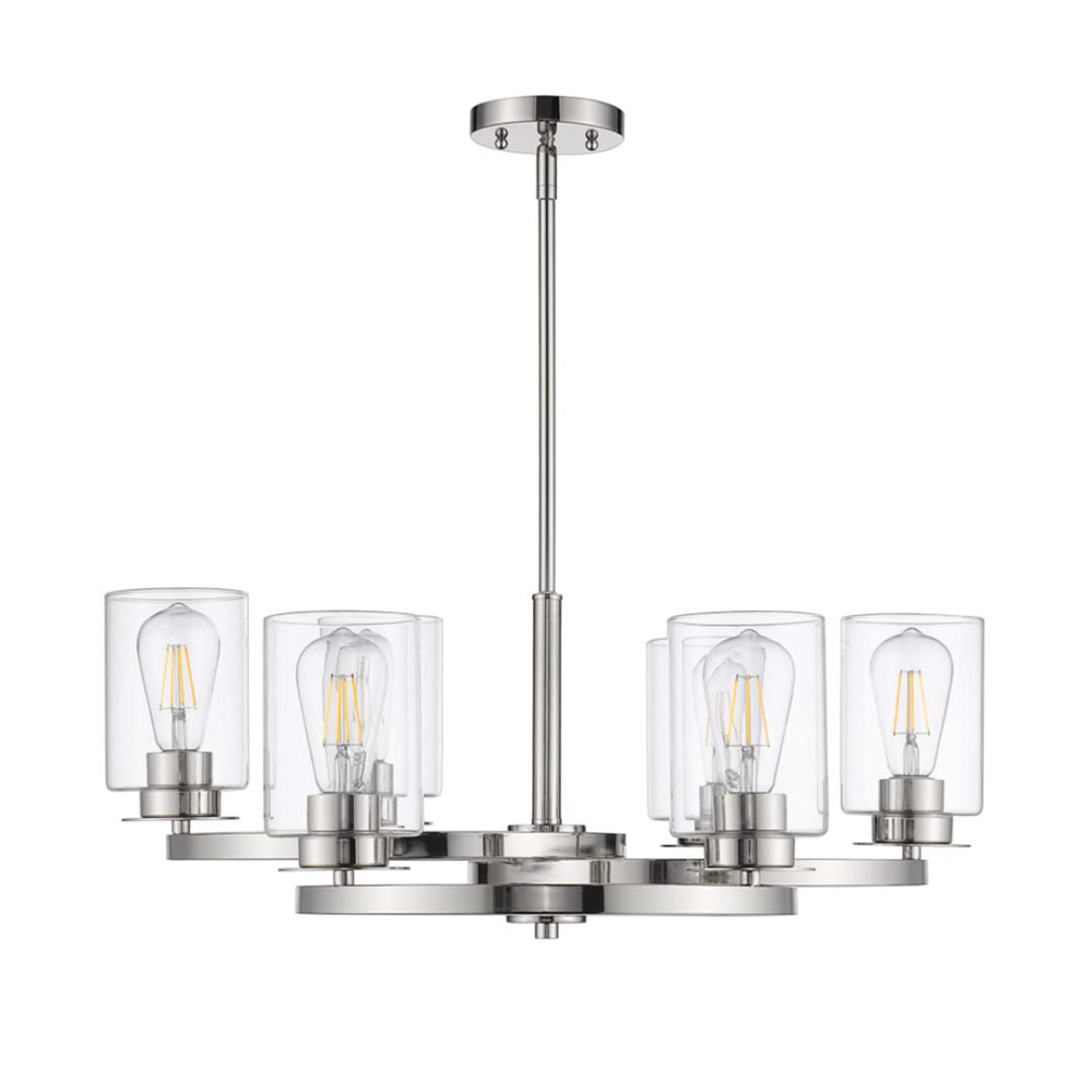Vivio Jonna 6-Light Chandelier - Chrome
