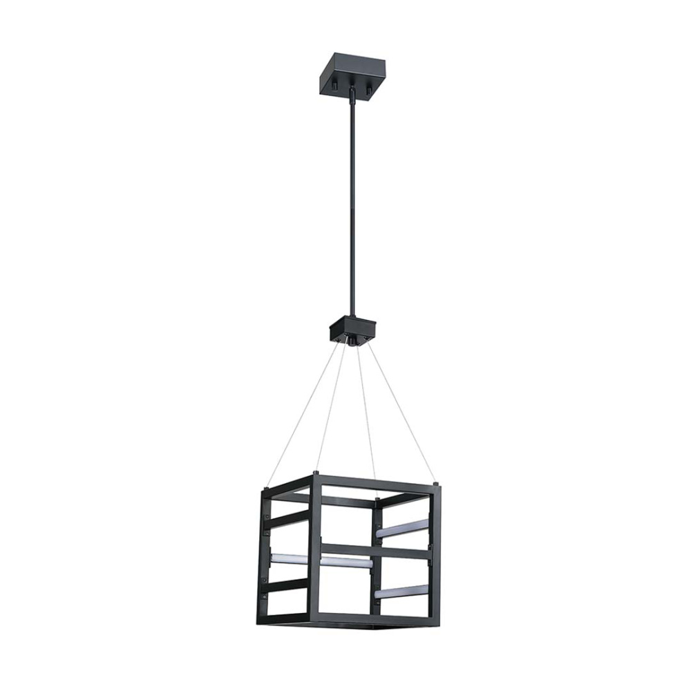 Vivio Tivoli small LED 12" Square Pendant - MB 25W 4000K