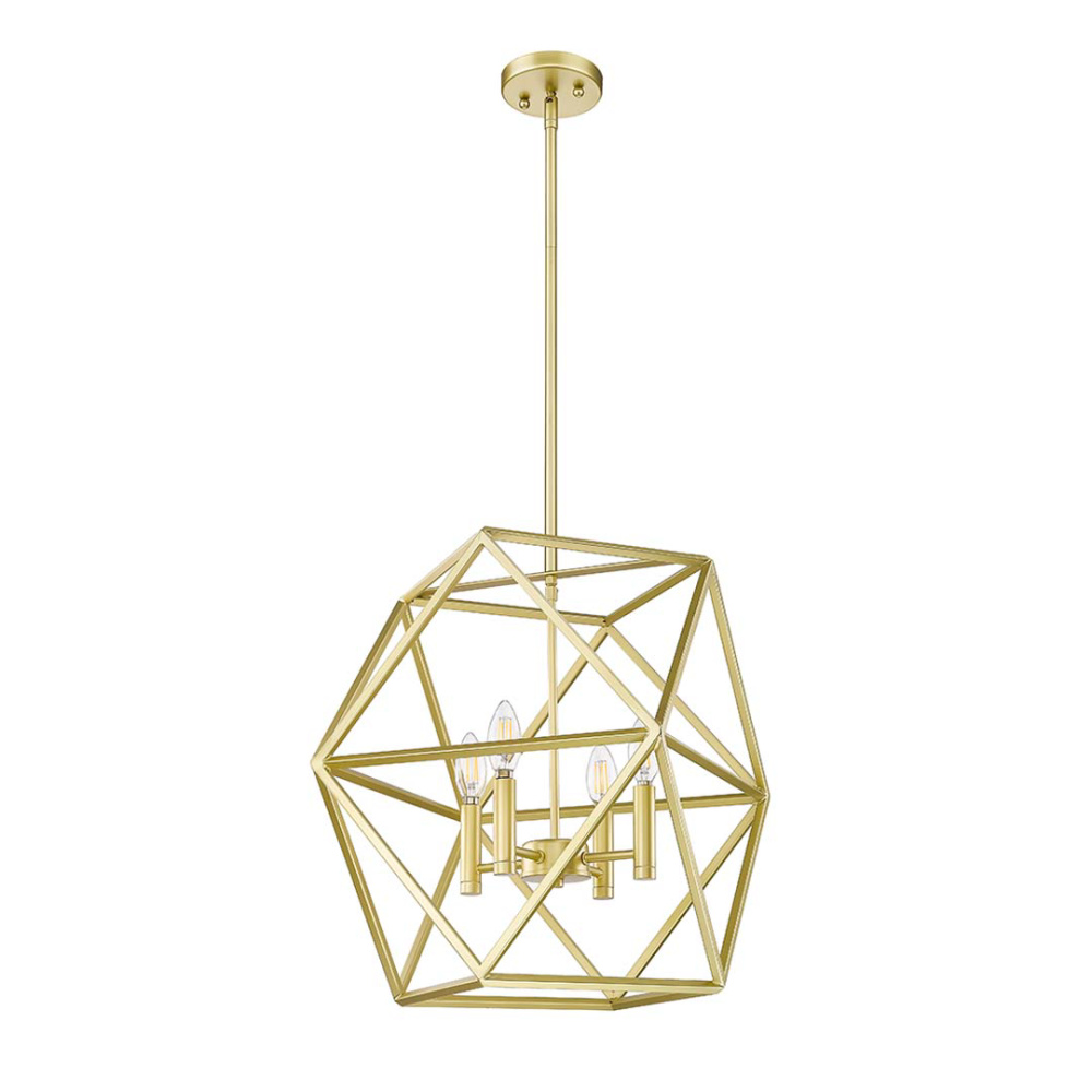 Vivio Solano 4-Light 20" Geometric Pendant - CG