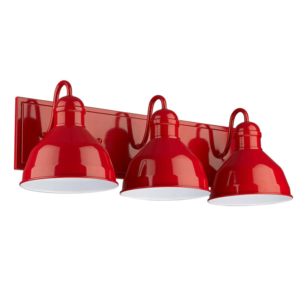 Vivio Gia 3-Light Vanity - Glossy Red