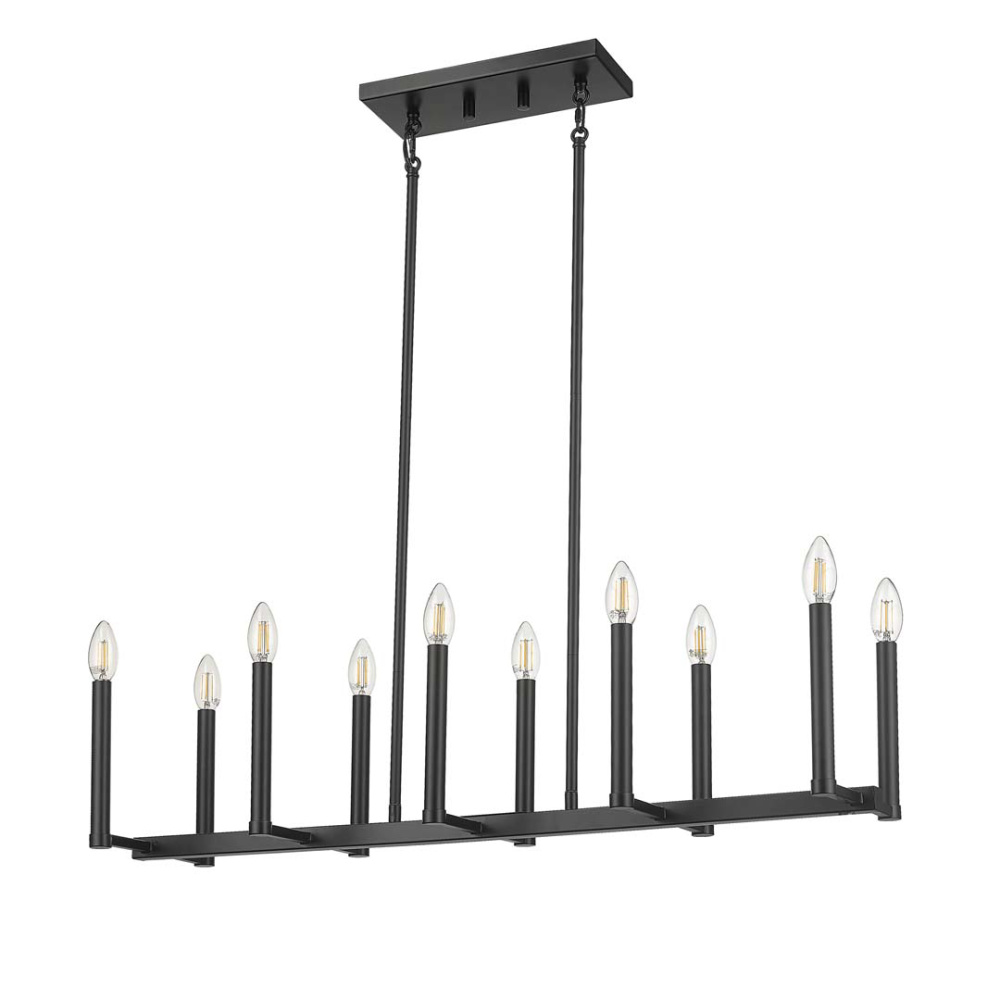 Vivio Kosi 10-Light Candelabra Island Pendant - MB