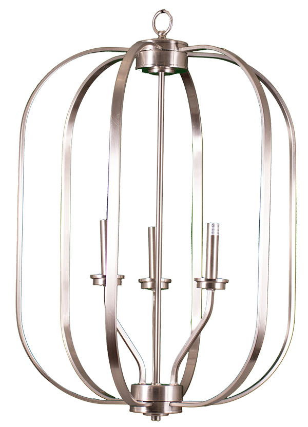 Victoria Series 3-Light Medium Entry Cage - NK