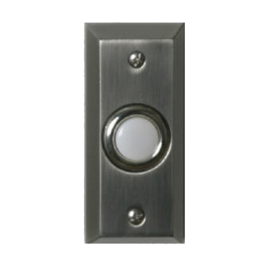Lighted Round Doorbell Button - PW