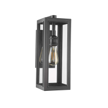 HOMEnhancements 20556 - Jannu Medium Clear Glass Cube Coach Light - MB