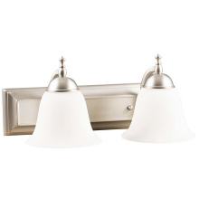 HOMEnhancements 14625 - Dallas 2-Light White Vanity - NK