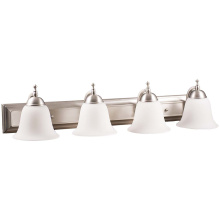 HOMEnhancements 14640 - Dallas 4-Light White Glass Vanity - NK