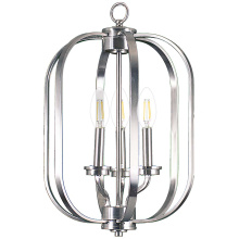 HOMEnhancements 15921 - Victoria Series 3-Light Small Entry Cage - NK