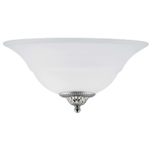 HOMEnhancements 16317 - White Wall Sconce - NK/RB/MB Finials Included