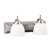 HOMEnhancements 16371 - Dallas 2-Light White Vanity - NK