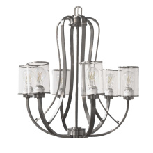 HOMEnhancements 19106 - Lexington 6-Light Clear Glass Chandelier - NK