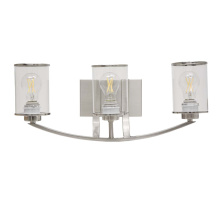 HOMEnhancements 19145 - Lexington 3-Light Clear Glass Vanity - NK