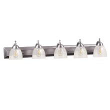 HOMEnhancements 19229 - Dallas 5-Light Clear Vanity - NK