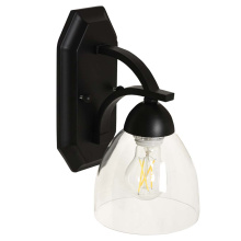 HOMEnhancements 19581 - Victoria 1-Light Wall Sconce - MB Clear Glass