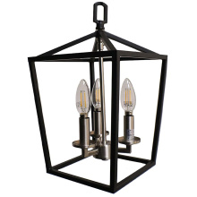 HOMEnhancements 20508 - 3-Light Open Cage Entry - MB/NK