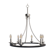 HOMEnhancements 20517 - Trento 6-Light Ring Chandelier - MB/NK E12