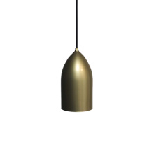 HOMEnhancements 20526 - The Bullet 1-Light Large Metal Shade Bullet Pendant - CG/SV
