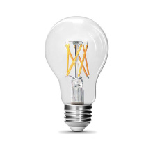 HOMEnhancements 20718 - LED A19 7W Filament Lamp - Clear 3000K