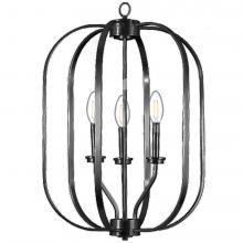 HOMEnhancements 21036 - Victoria Series 3-Light Medium Entry Cage - MB