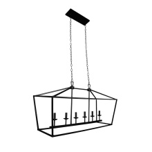 HOMEnhancements 21261 - Large Cage Island Pendant - MB 6XE12 Sockets