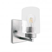 HOMEnhancements 21354 - 1-Light Clear Glass Sconce - NK