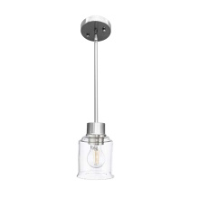 HOMEnhancements 21498 - Acheron 1-Light Clear Glass Mini Pendant - NK