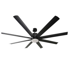 HOMEnhancements 21540 - Metro Damp Patio Fan - MB Black ABS Blades 20W LED 3K,4K,5K