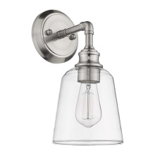 HOMEnhancements 70076 - Vivio Milla 1-Light Sconce/Vanity - Brushed Nickel