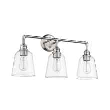 HOMEnhancements 70079 - Vivio Milla 3-Light Vanity - Brushed Nickel