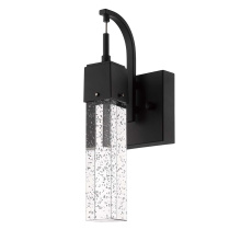 HOMEnhancements 70175 - Vivio 12" 8W LED Pixi Wall Sconce - Matte Black