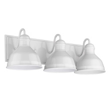 HOMEnhancements 70415 - Vivio Gia 3-Light Vanity - Glossy White