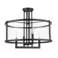 HOMEnhancements 70496 - Ravenna 4-Light Semi Flush Mount - MB