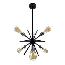 HOMEnhancements 70517 - Sputnik 6-Ligth 14" Chandelier - MB with NK Sockets