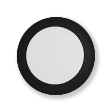 HOMEnhancements 19773 - Matte Black 5/6" LED Disk Light - 15W - 3000K Dimmable